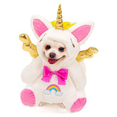 Unicorn Pet Dog Cosplay Costume Outfits Halloween Carnival Suit